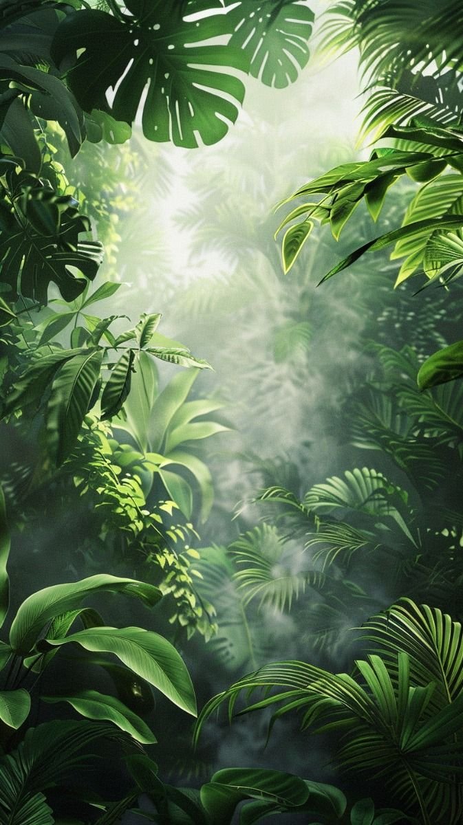 picture of green plants in forest